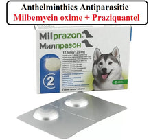 Load image into Gallery viewer, Milprazn Dewormer for dogs (2 tabs)
