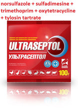 Load image into Gallery viewer, Ultraseptol Calves, Pigs, Lambs, Rabbits, Poultry (100g powder)