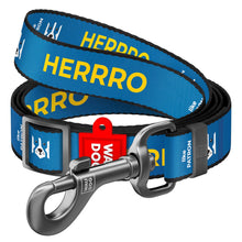 Load image into Gallery viewer, Nylon dog lead WAUDOG, pattern "Dog PATRON"