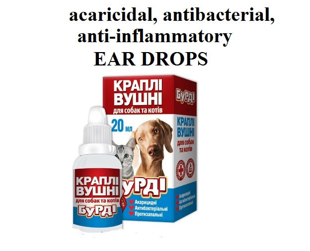 EARS drops FOR CATS AND DOGS 20 ML