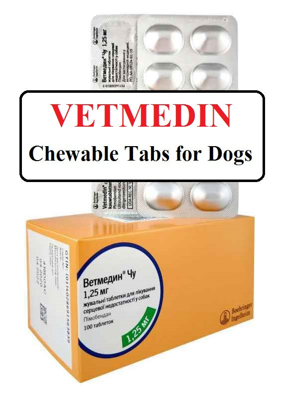 Chewable Tabs for Dogs VedMediN (1.25mg, 5mg, 10mg)