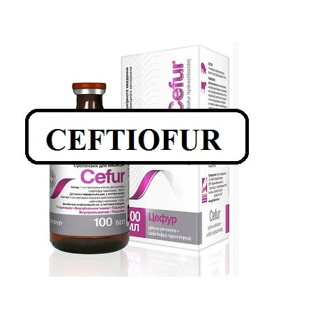 CEFTIO solution for Cattle, Poultry, Pigs, Sheep, Goats, Dogs, Cats (100ML)