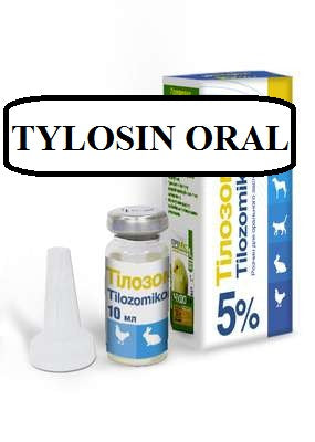 Tyclosin Oral solution for Broiler chickens, Cat, Dog, Poultry, Rabbit (10ml)